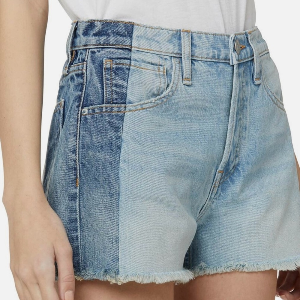 Hudson Lori Jean Shorts Blue Two-Tone